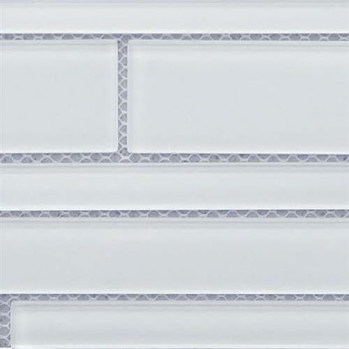 Glass Vogue - Super White Random Srip