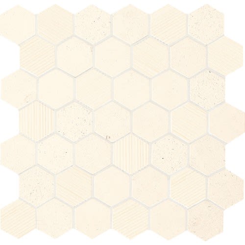 Limestone Collection - Blavet Blanc Hexagon