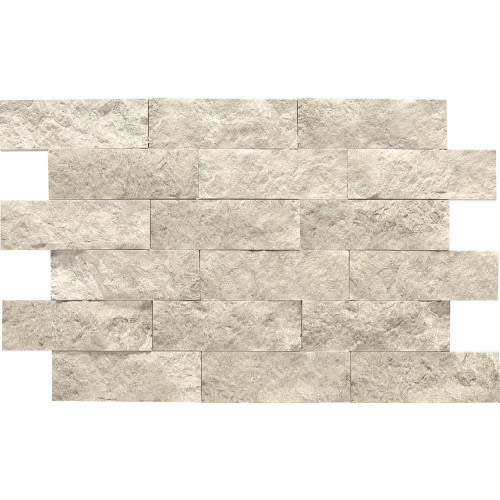 Limestone Collection - Arctic Gray 2X6 Brick Joint Polished