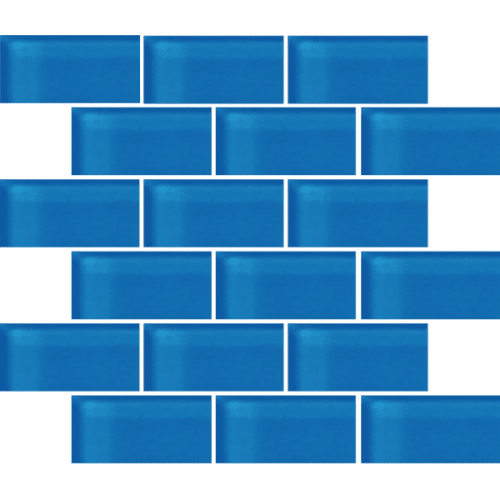 Glass Blox - Blue Grotto 2"X4"
