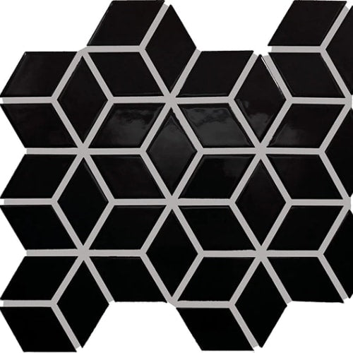 Color Wheel Retro - Black 3D Cube