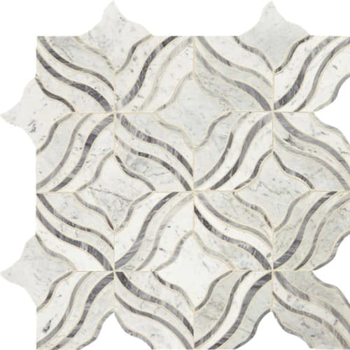 Lavaliere - Carrara WhiteBardiglio Melody