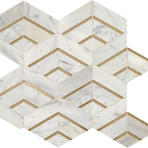 Lavaliere - Alluring WhiteBrass Intermix
