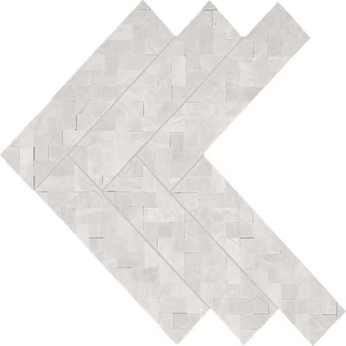 Eclessia Marble - Cristallo Double Herringbone