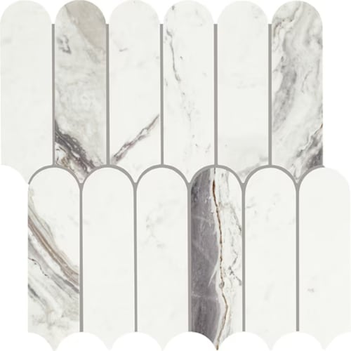 Eclessia Marble - Volakas Elongated Fan