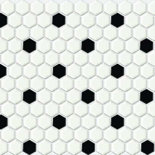 Hexagon - White And White