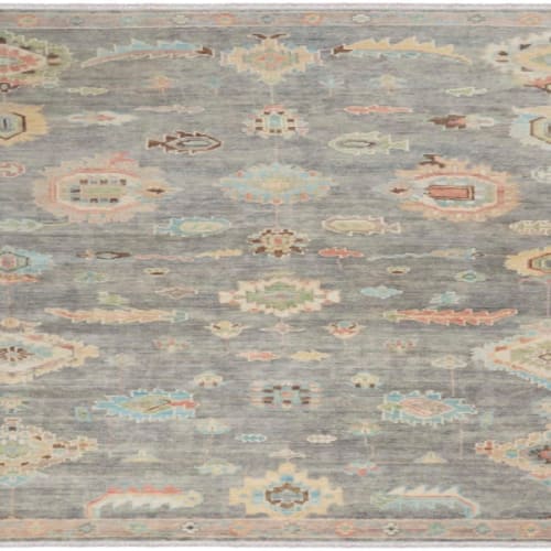 Odessa Ods02 Dark Grey Multicolor 5'6" X 8"