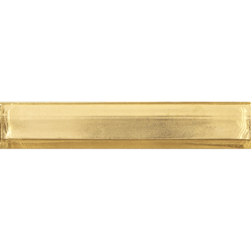 Sideview Glass - Gold 1"X6" Polished