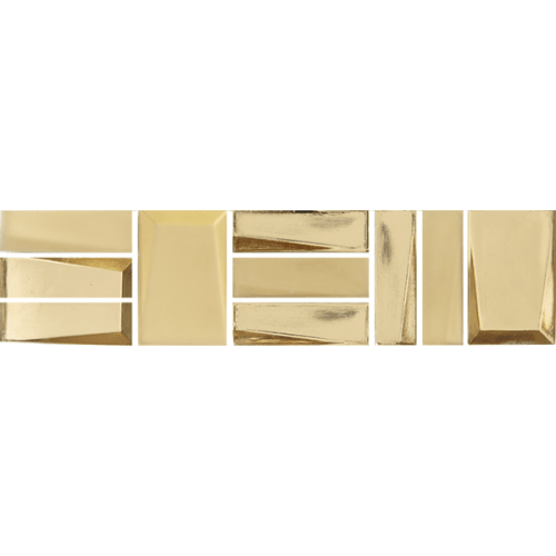 Sideview Glass - Gold 3"X12" Mix