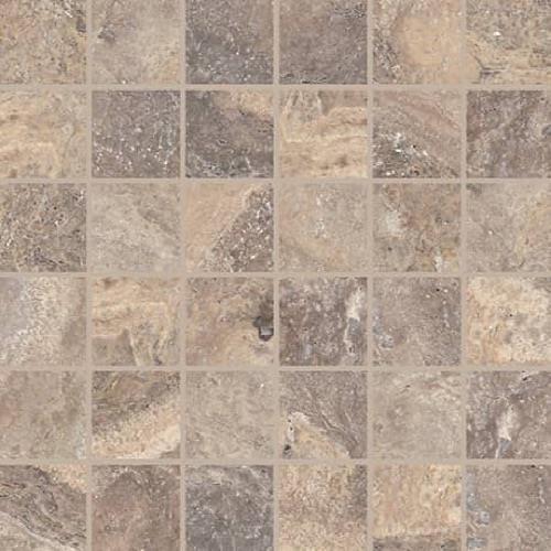 Parksville Stone - Denali Peak Travertine - 2X2 Mosaic