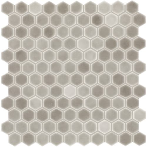 Uptown Glass in Matte Frst Moka, Hexagon, 1, Matte