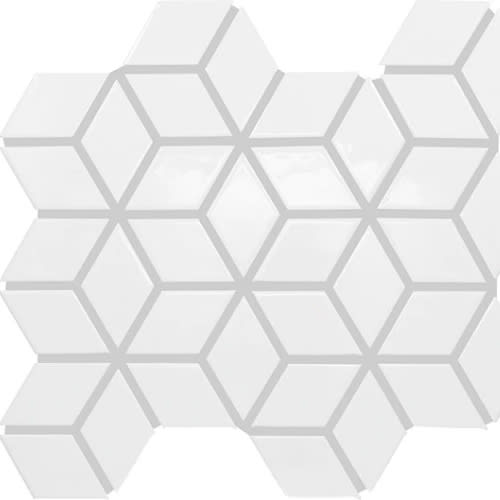 Color Wheel Retro - Arctic White 3D Cube