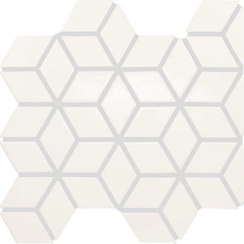 Color Wheel Retro - Matte Arctic White 3D Cube