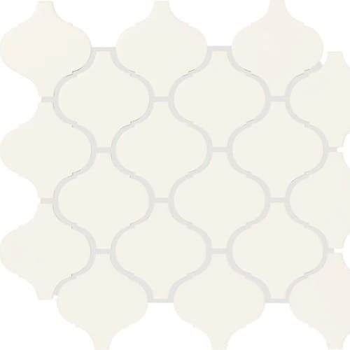 Color Wheel Retro - Matte Arctic White Arabesque