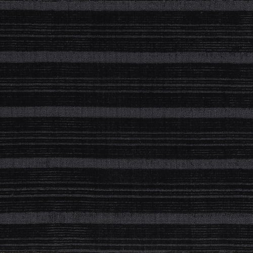 Satin Rib - Jet Black