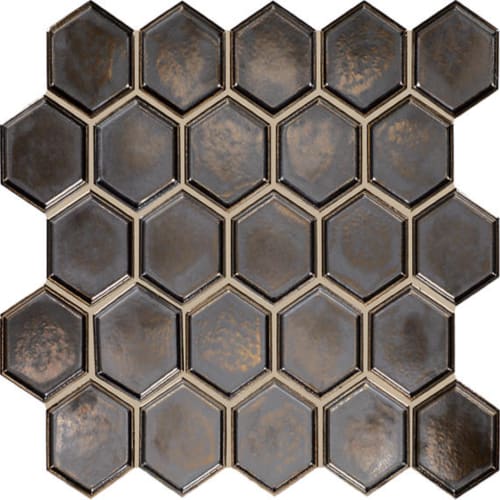 Artefino Jewel - Antiqued Brass Hex