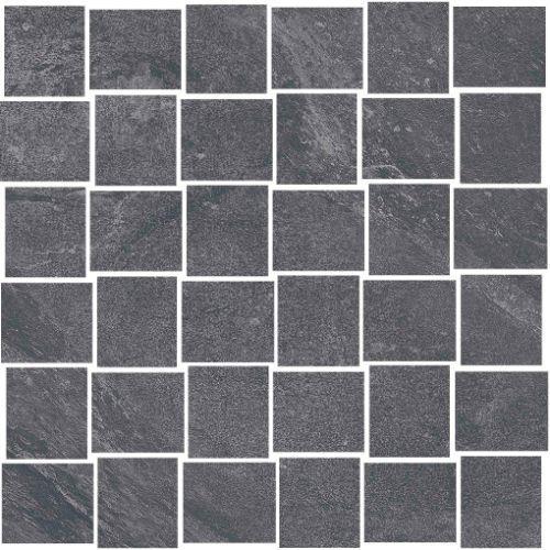 Delta in Nero Basketweave - 2 X 2 Mosaic