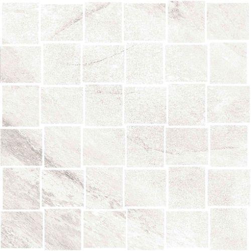 Delta in Smoke Basketweave - 2 X 2 Mosaic