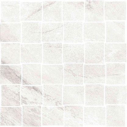 Delta in Smoke Basketweave - 2 X 2 Mosaic