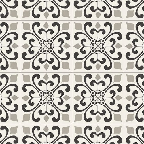 Cushionstep Amador Medallion - Heirloom Gray 12'