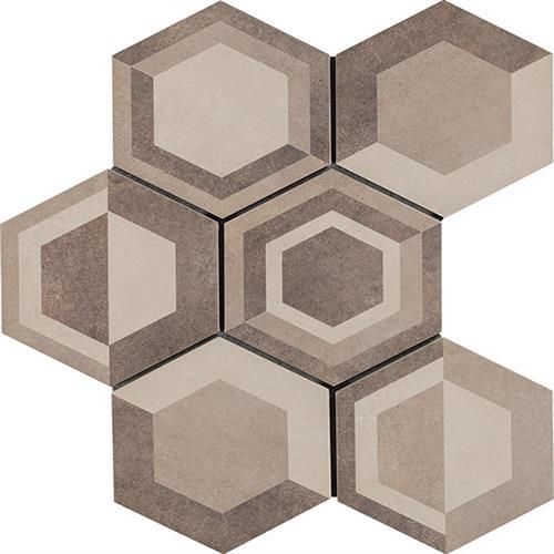 Cassini - Geometric Warm Hexagon
