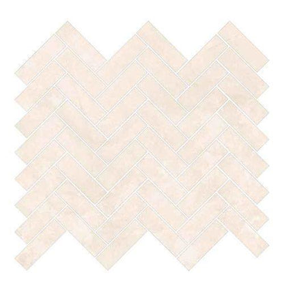Gatsby - Pearl Herringbone - 1 X 3 Mosaic
