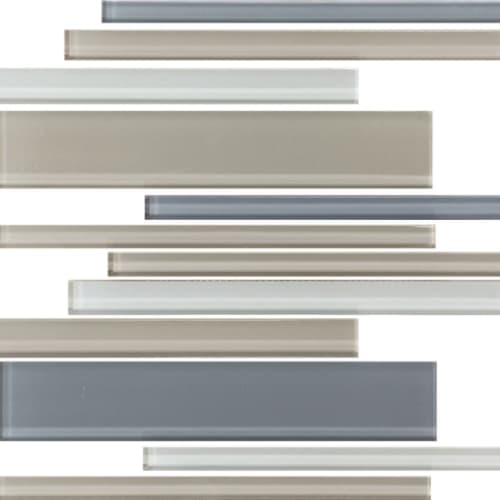 Color Wave - Random Interlocking - Willow Water Bl