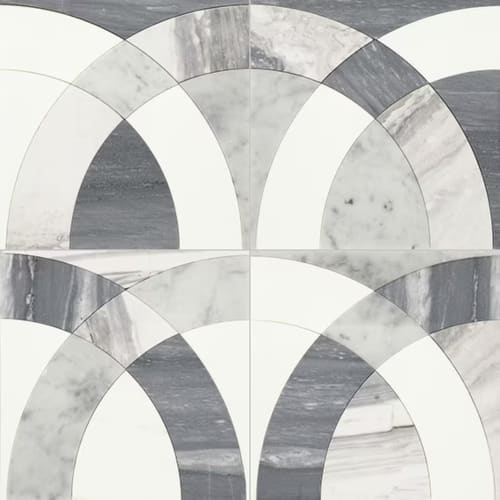 Eclessia Marble - Volakas Blend Arches