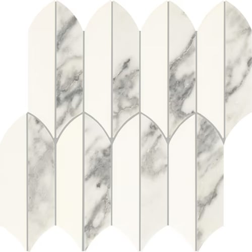 Eclessia Marble - Arabescato Argento Blend Feather
