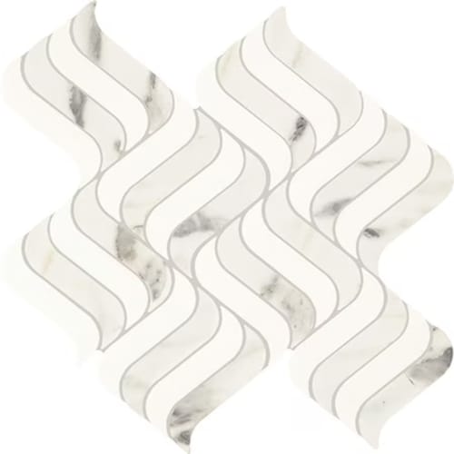 Eclessia Marble - Arabescato Argento Blend Wave