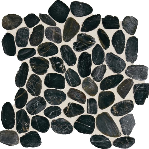 Decorative Accents - Black River - River Pebble