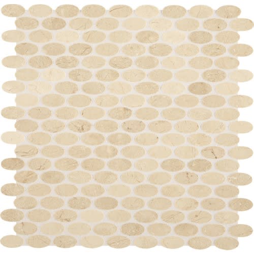 Marble Collection - Crema Marfil Classico Oval