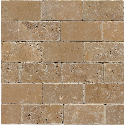 Travertine Collection - Noce 3X6 Textured
