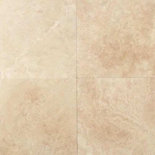 Travertine Collection - Mediterranean Ivory 12X12 Honed