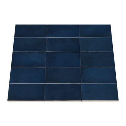 Village - Royal Blue - 2 X 5