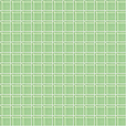 Glass Blox - Lime Shimmer 1"X1"
