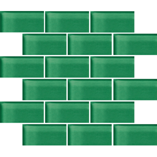 Glass Blox - Green Glow 2"X4"