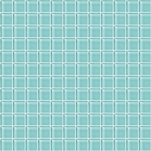 Glass Blox - Aqua Gleam 1"X1"