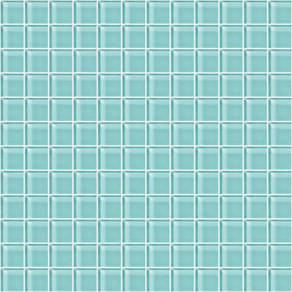 Glass Blox - Aqua Gleam 1"X1"