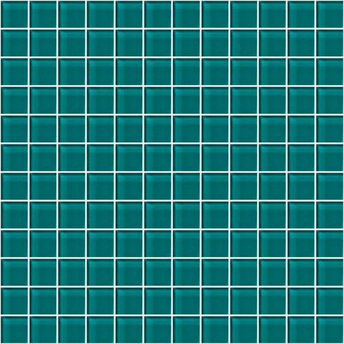 Glass Blox - Vivid Teal 1"X1"