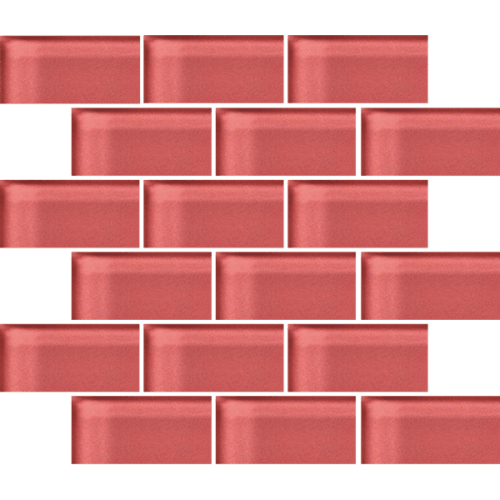 Glass Blox - Rose Aura 2"X4"