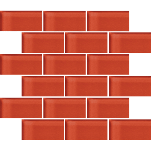 Glass Blox - Flame 2"X4"