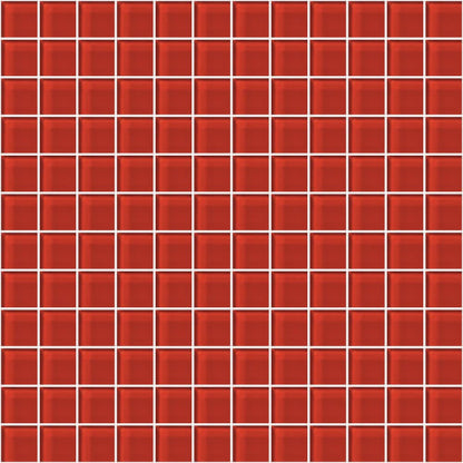 Glass Blox - Dazzle Red 1"X1"