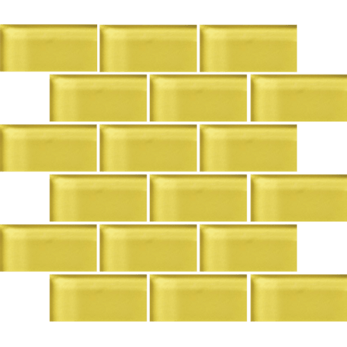 Glass Blox - Citrine 2"X4"