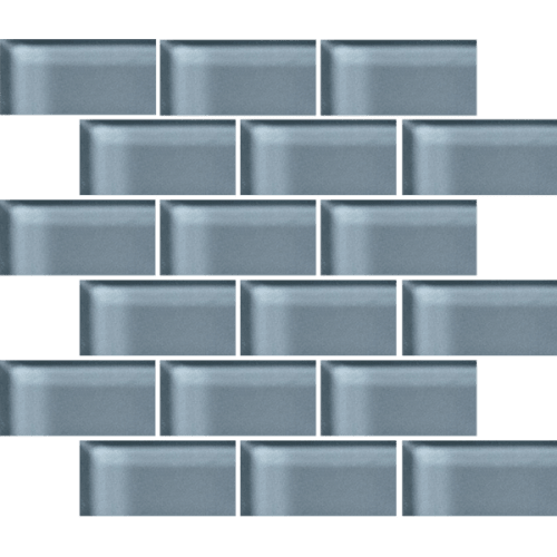 Glass Blox - Blue Haze 2"X4"