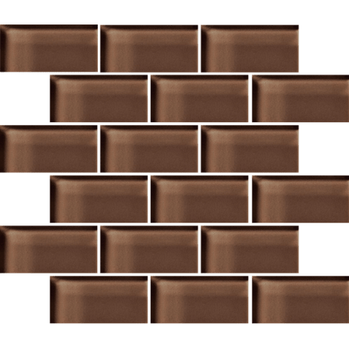 Glass Blox - Coffee 2"X4"