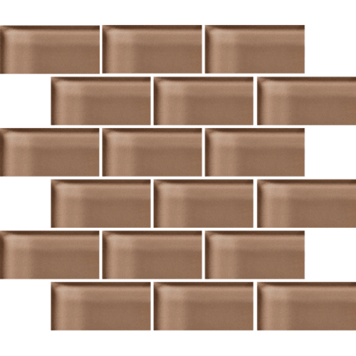 Glass Blox - Latte 2"X4"