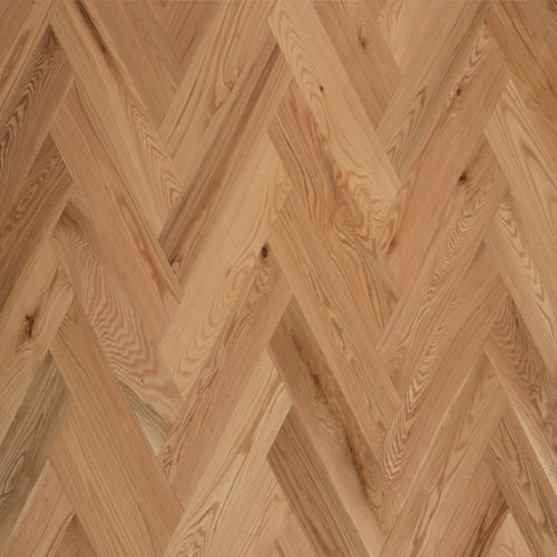 Herringbone Collection - Brushed Red Oak Engineered 12 - Natural 5