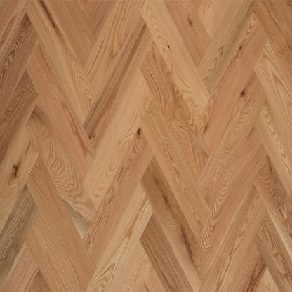 Herringbone Collection - Brushed Red Oak Engineered 12 - Natural 5