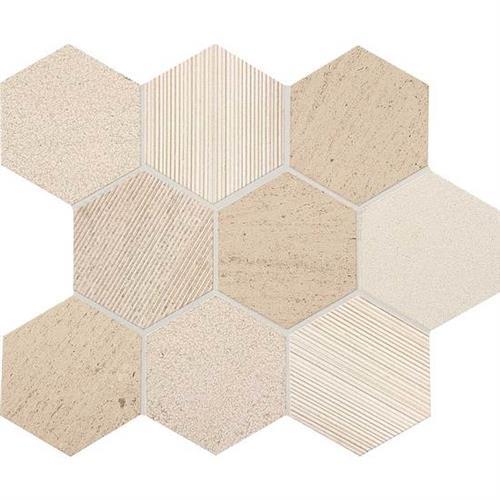 Ascend - Honest Greige Hexagon Mosaic